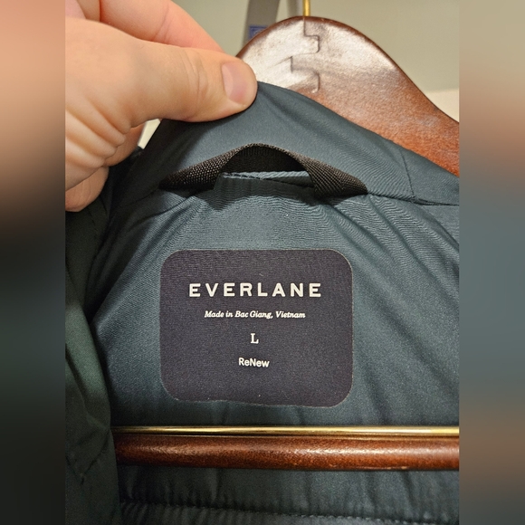 Everlane Parka Dark Green Large - Picture 4 of 4